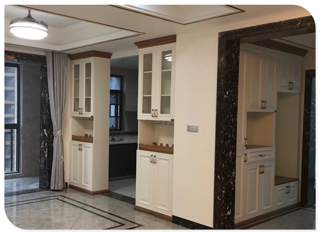 胡桃木色,一组很干净清新的家居配色案例-美国史丹利家居 史丹利衣 