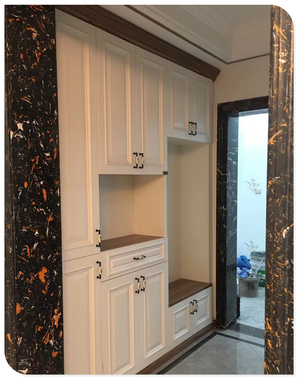 胡桃木色,一组很干净清新的家居配色案例-美国史丹利家居 史丹利衣 